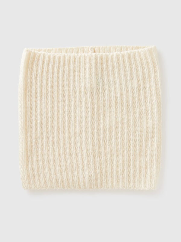 Wool blend neck warmer Women
