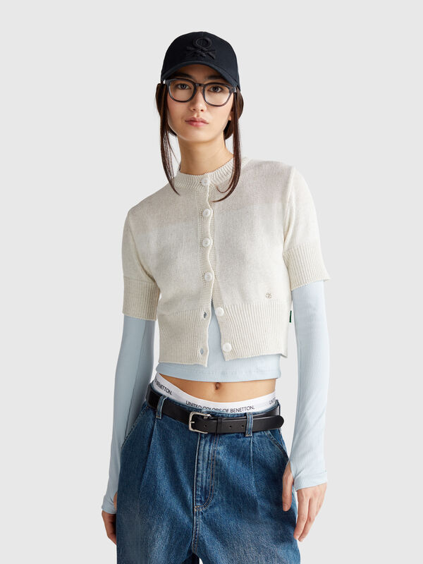 Short sleeve cardigan Women