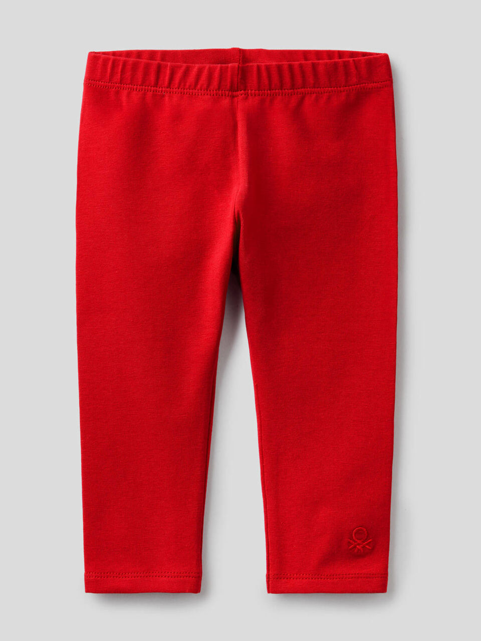Stretch cotton leggings image number 1
