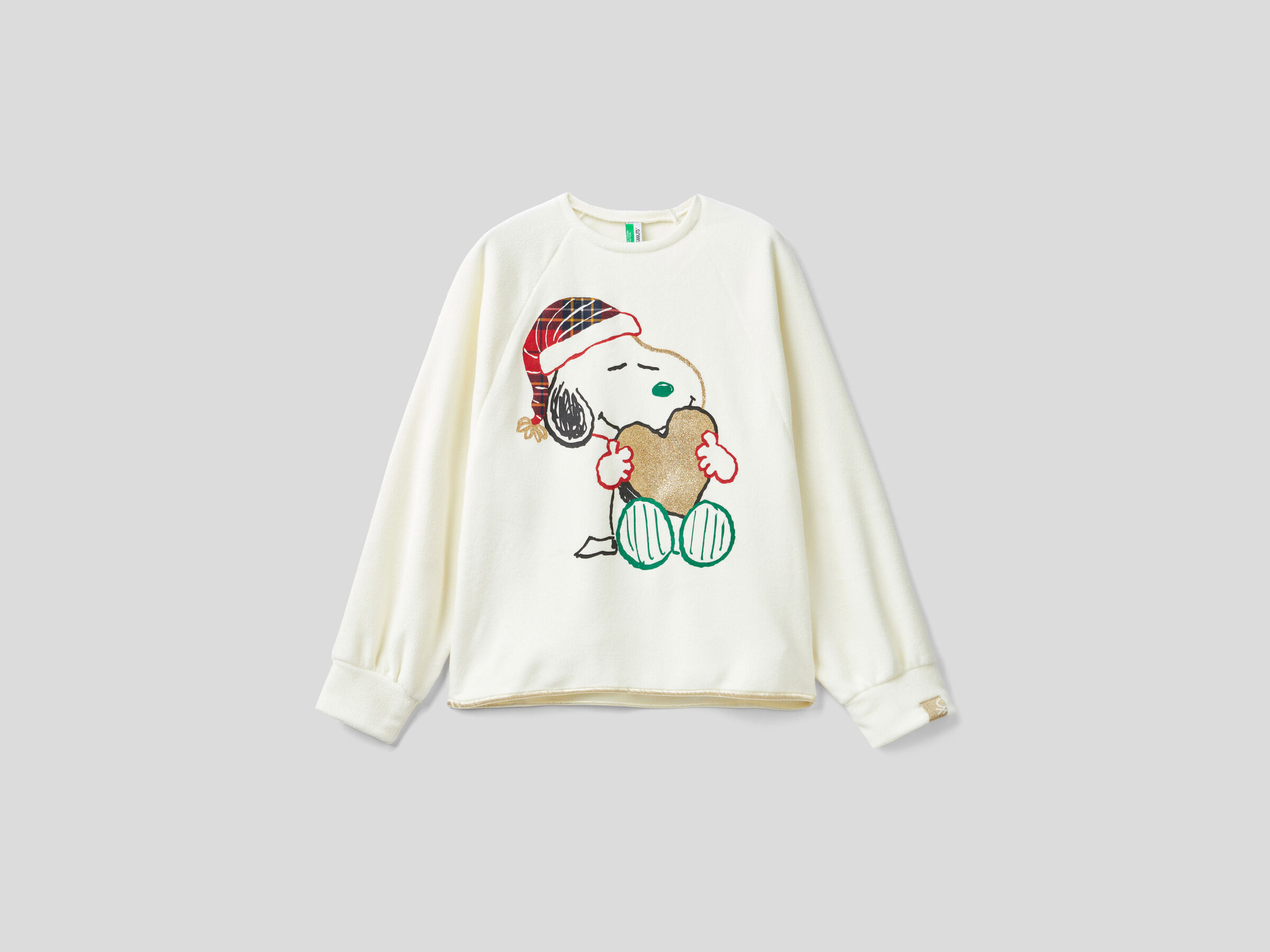 Snoopy Christmas sweater in fleece image number 4