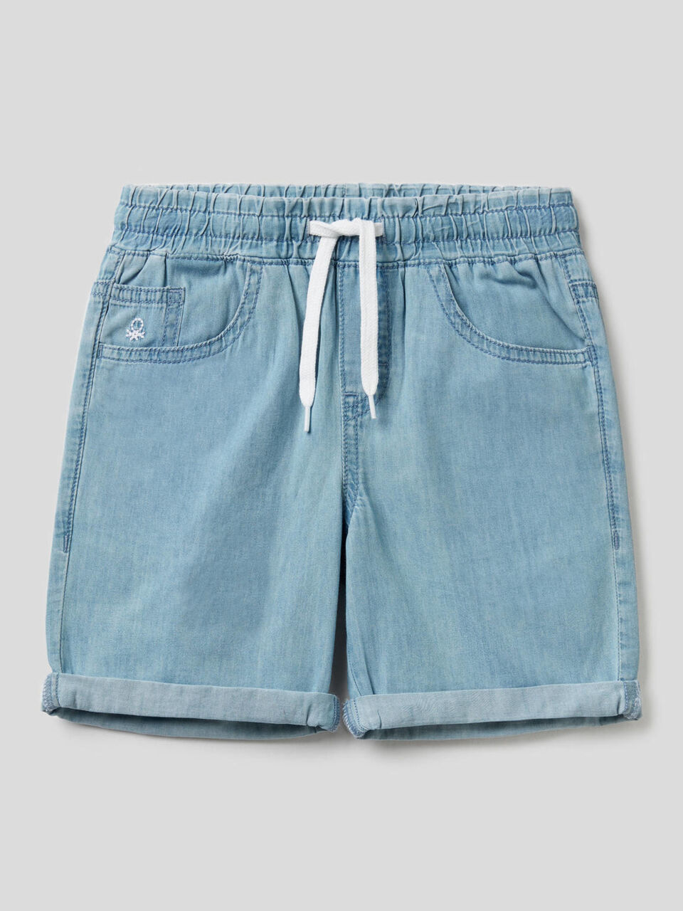 Bermudas in 100% cotton denim image number 1