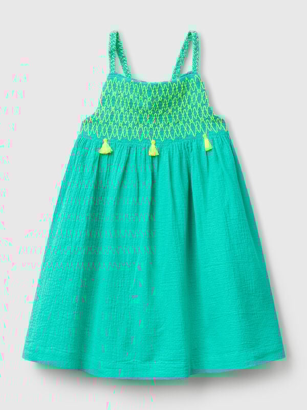 Dress with neon tassels Junior Girl