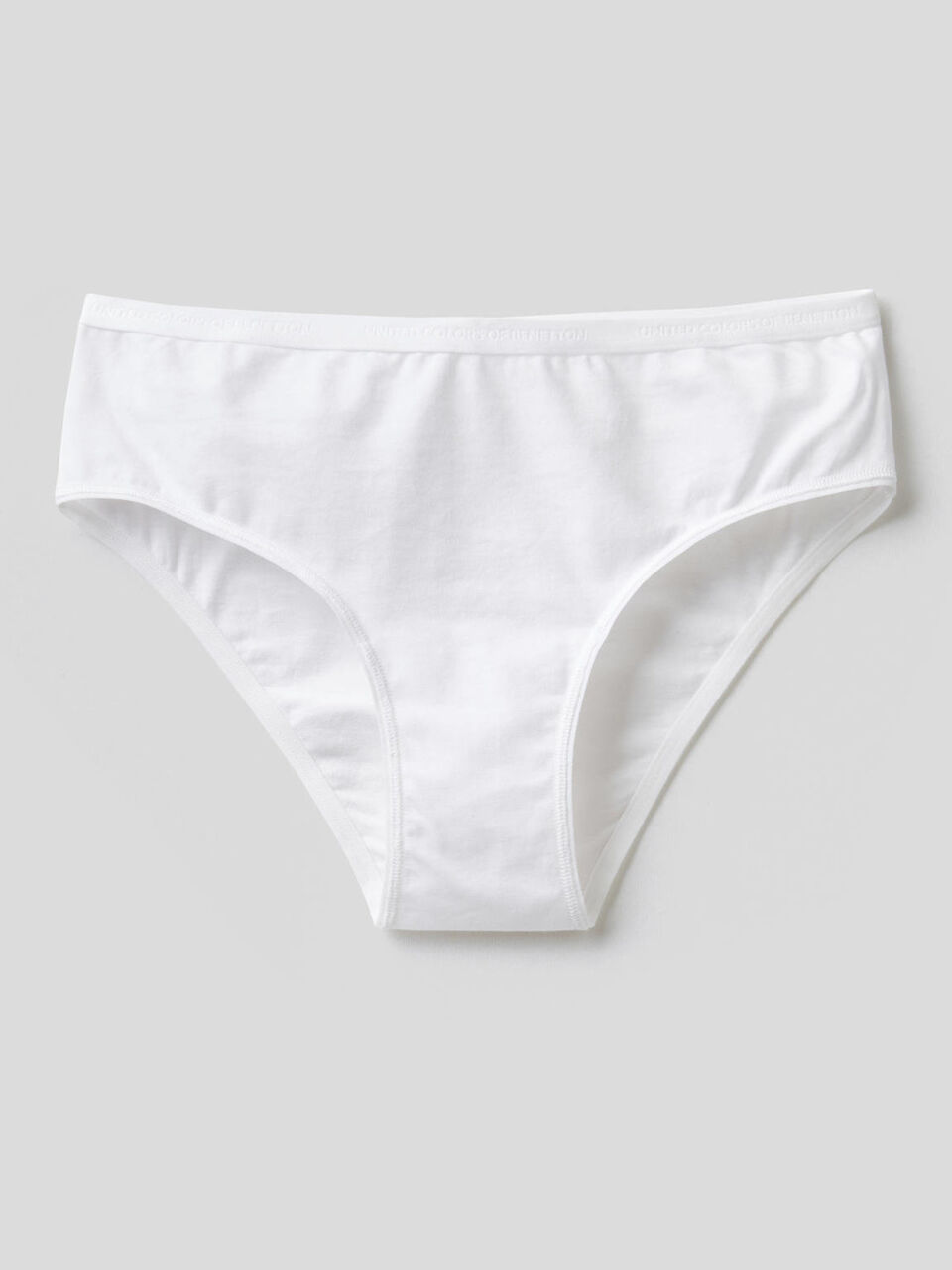 High-rise underwear in stretch cotton image number 1