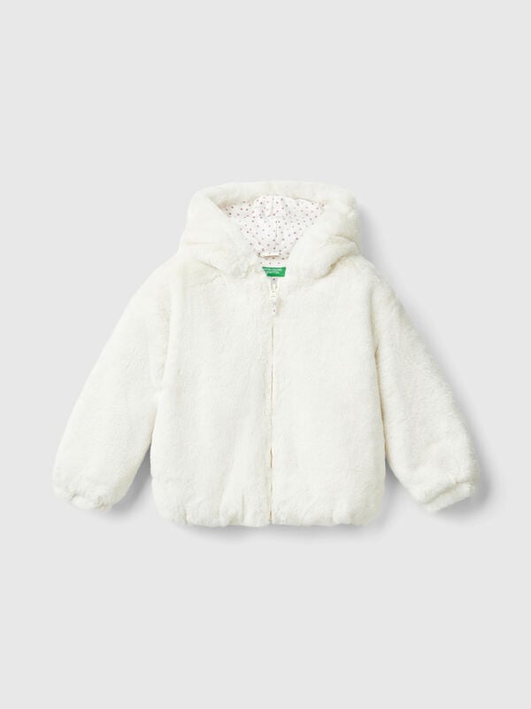 Jacket in faux fur Junior Girl