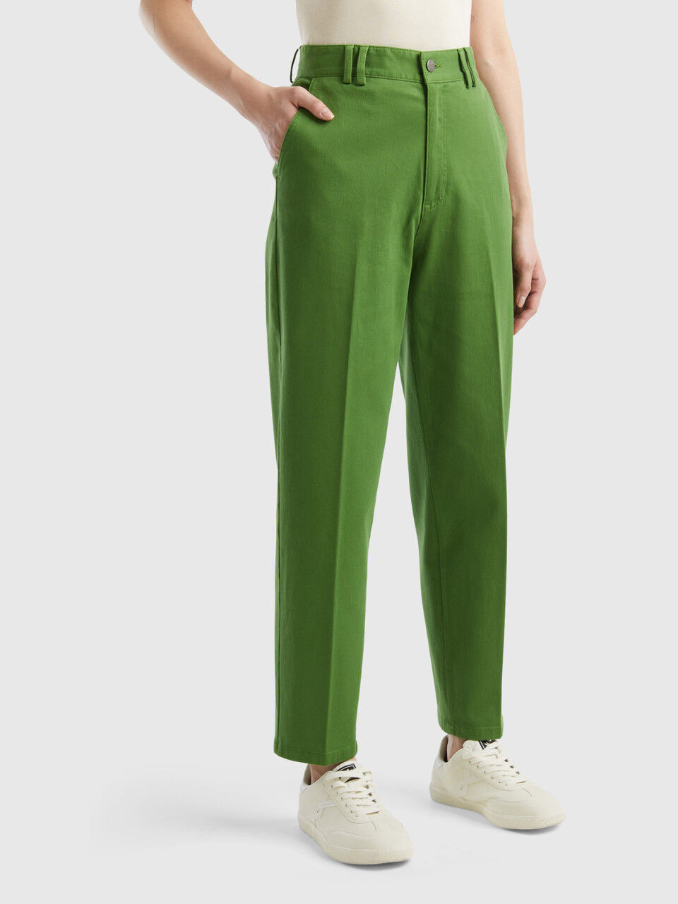 Women s Chino Trousers New Collection 2024 Benetton