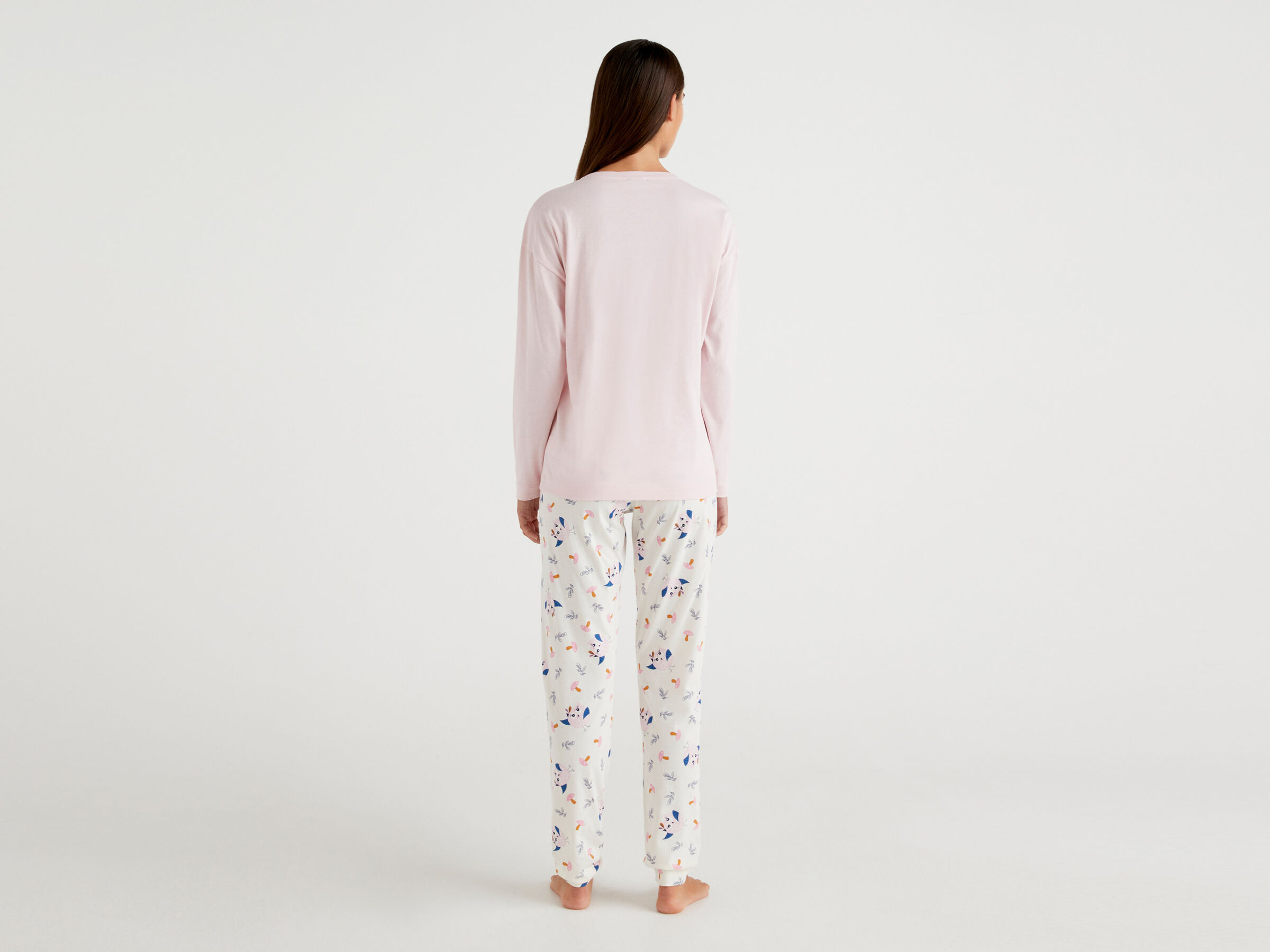 Warm pyjamas with owl print image number 2