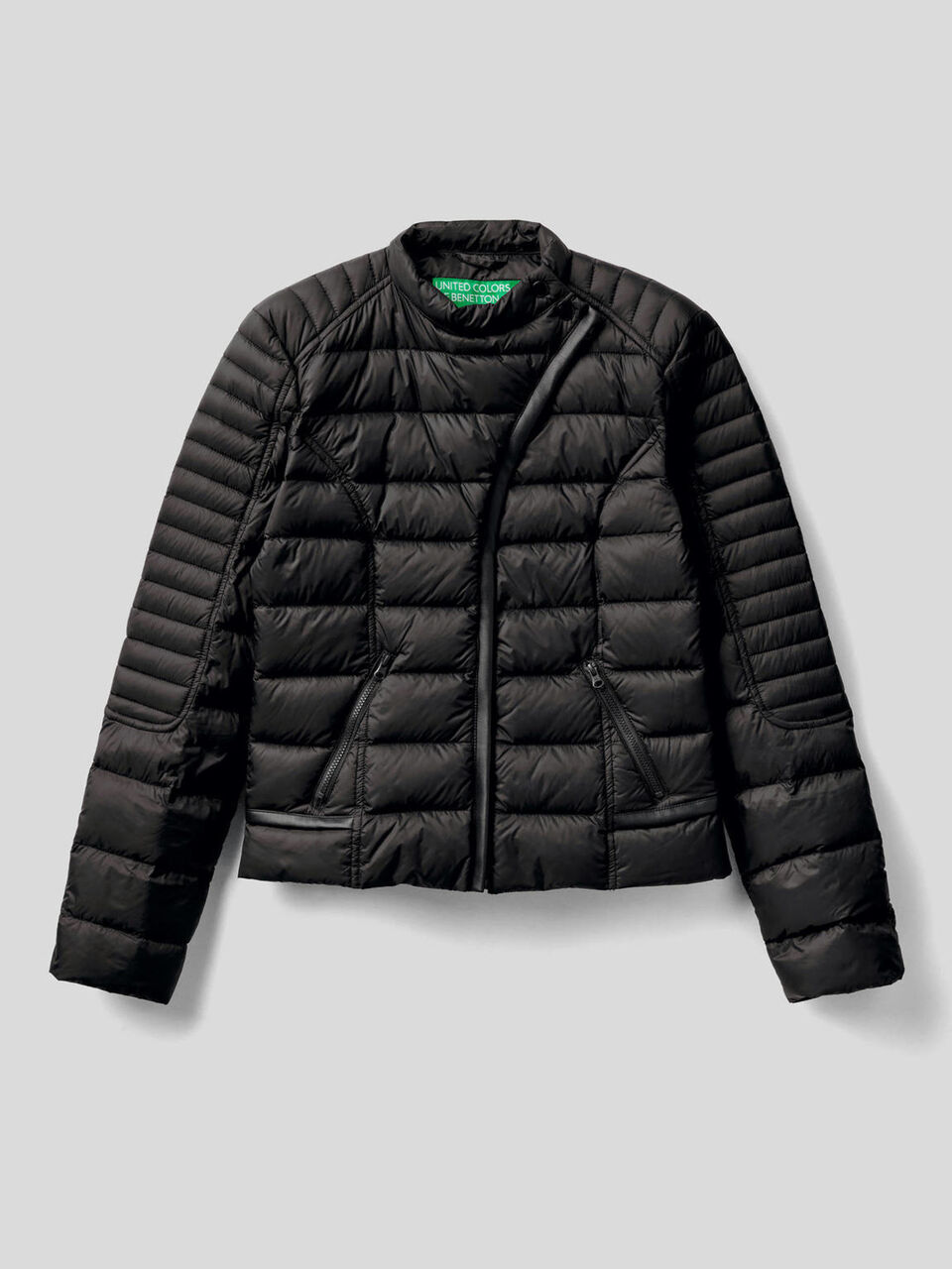 Biker cut padded jacket image number 1