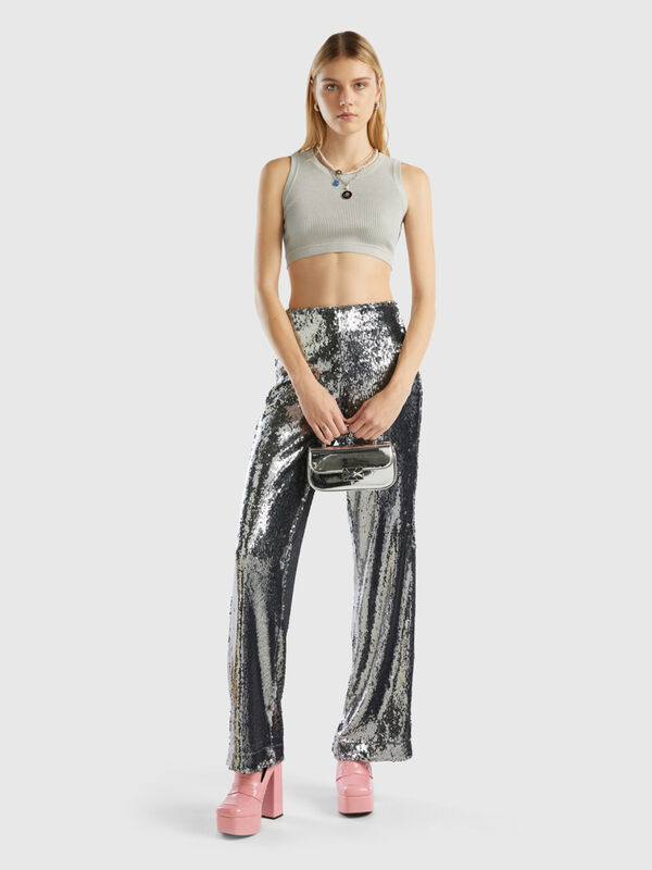 Pants with sequins Women