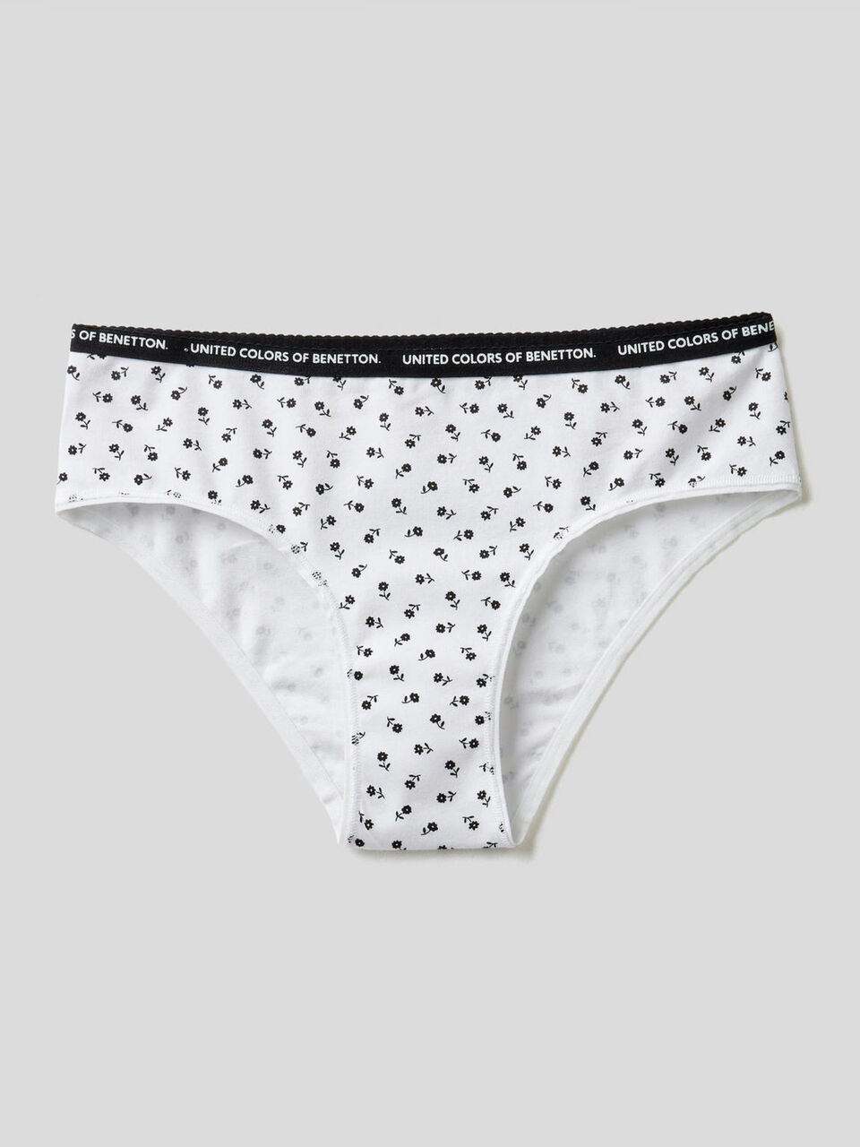 Patterned stretch cotton underwear image number 1