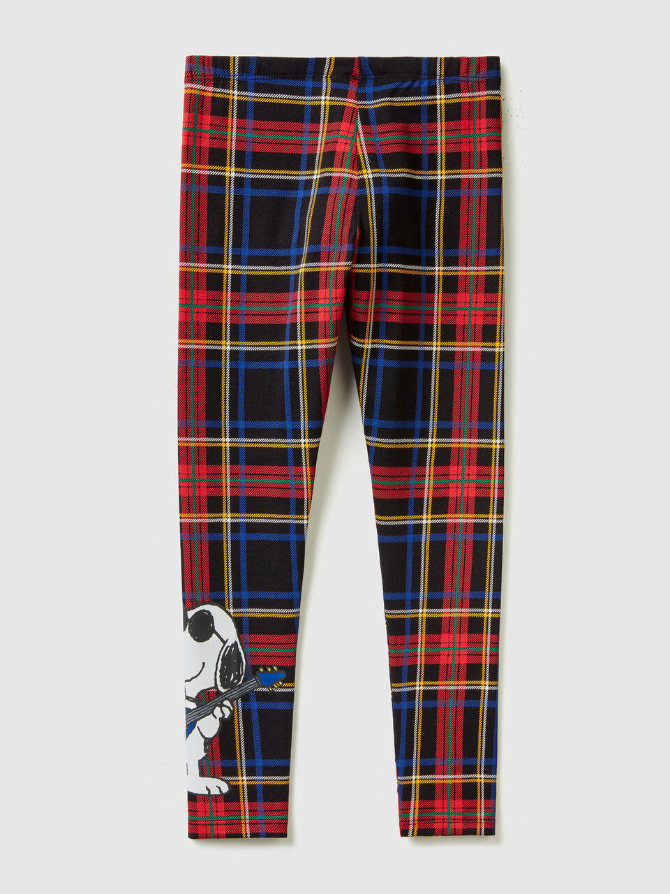 Check leggings with "Snoopy" print image number 2