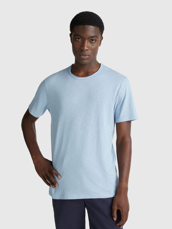 Slub cotton t-shirt Men