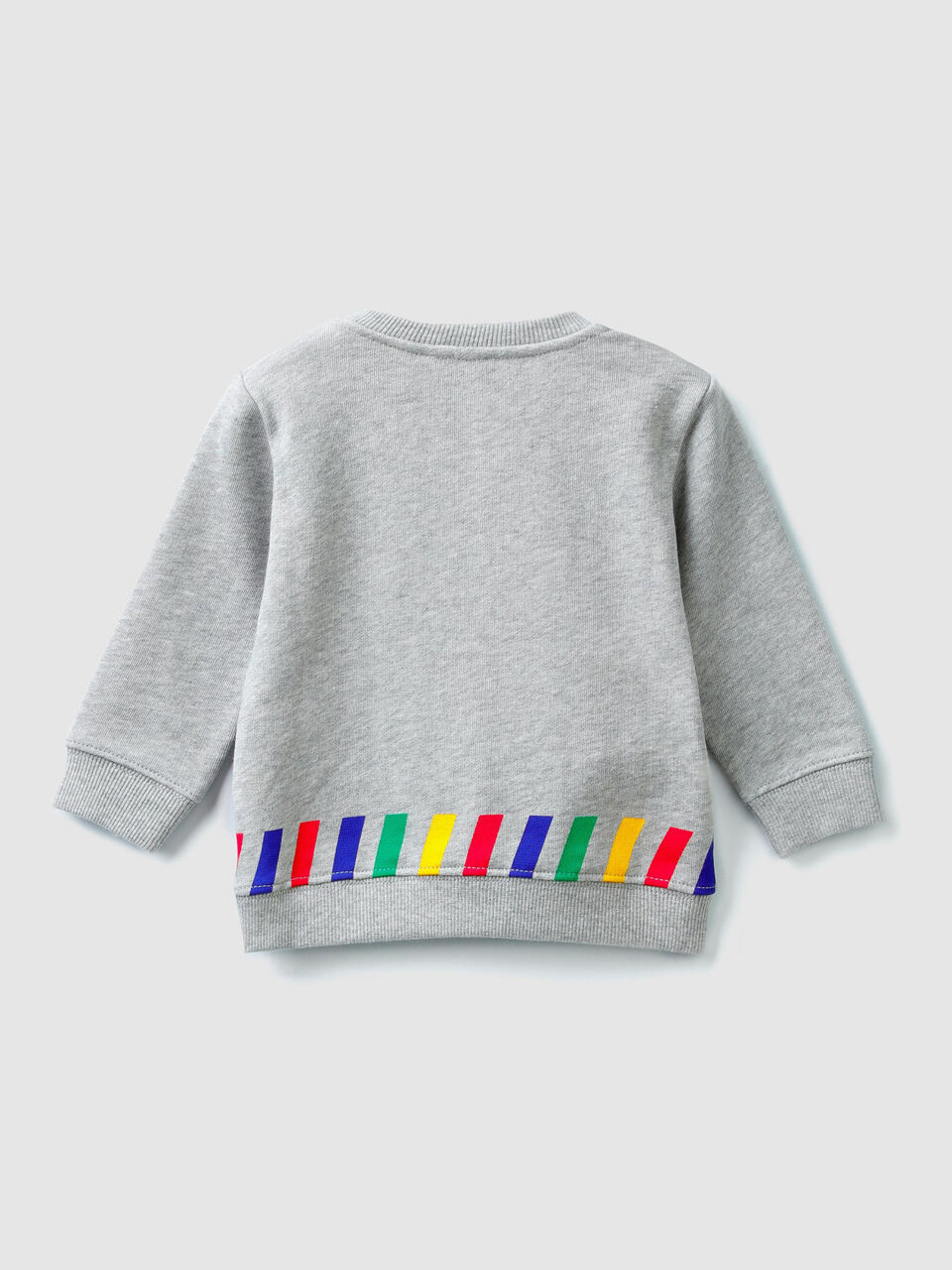 Sweatshirt with slogan graphic image number 2