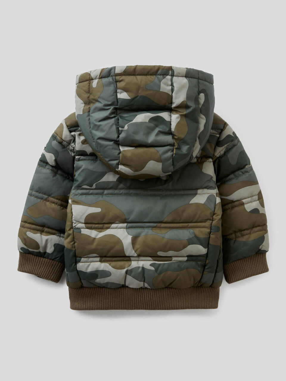 Patterned jacket with hood image number 2