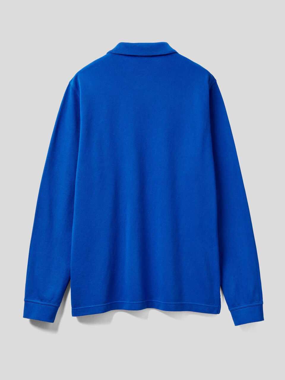 Long sleeve 100% cotton polo image number 2