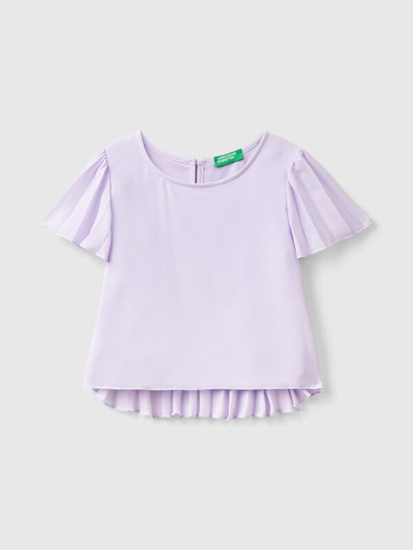 Blouse with pleated details Junior Girl
