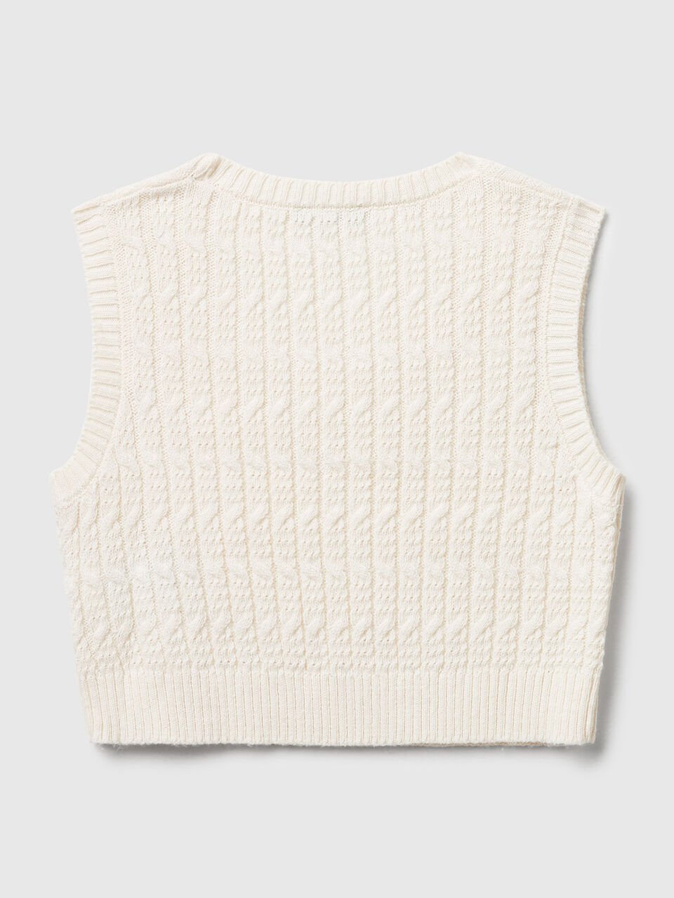 SLEEVELESS SWEATER Junior Girl image number 2