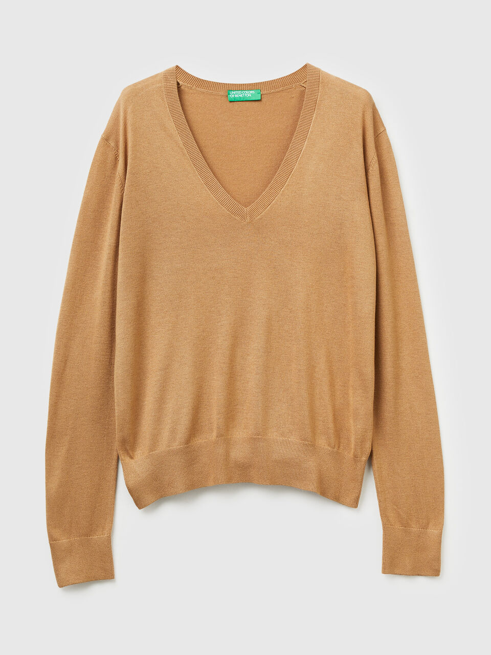 V NECK SWEATER L/S Women image number null