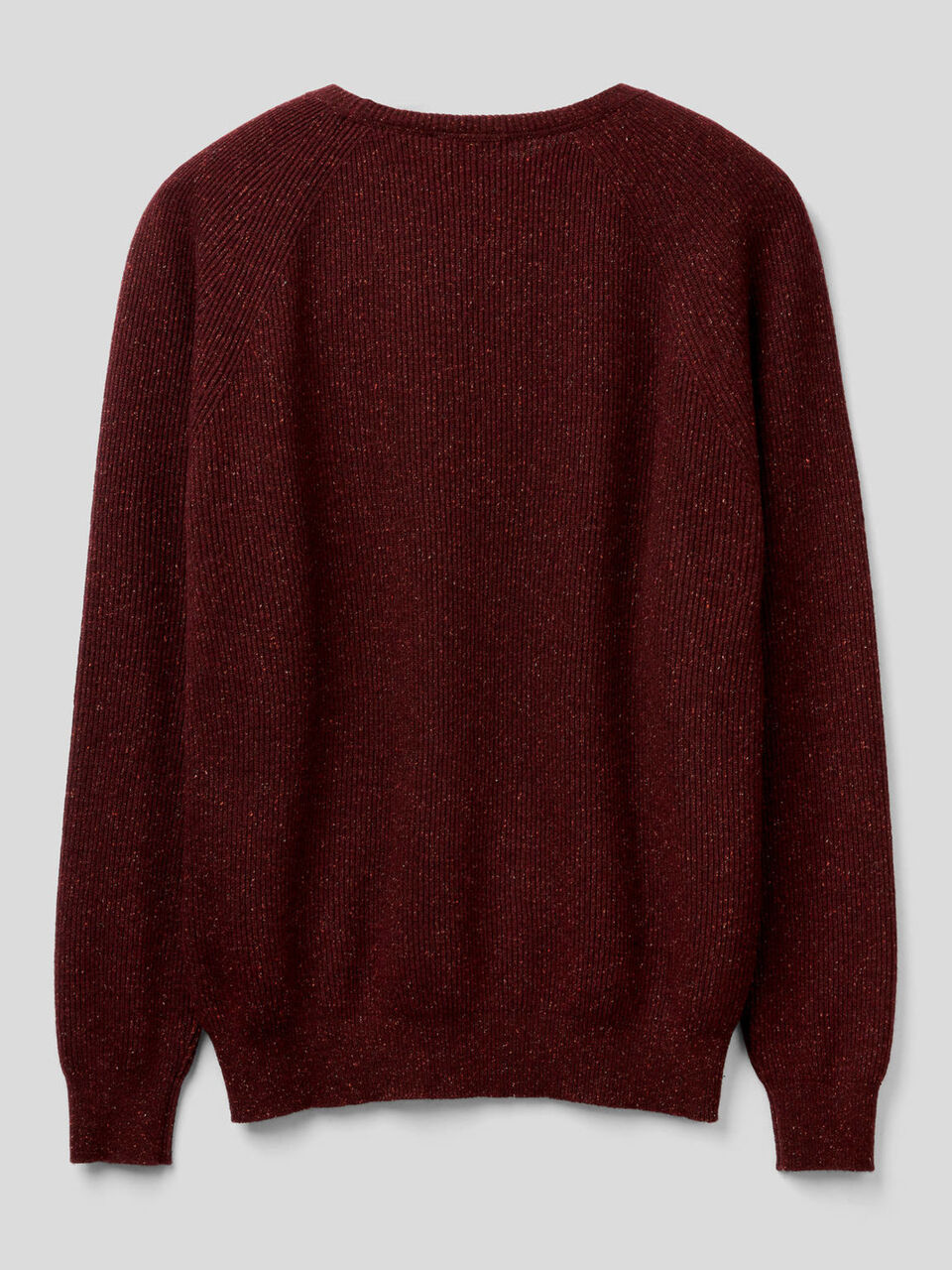 Ribbed wool and silk blend sweater image number 2