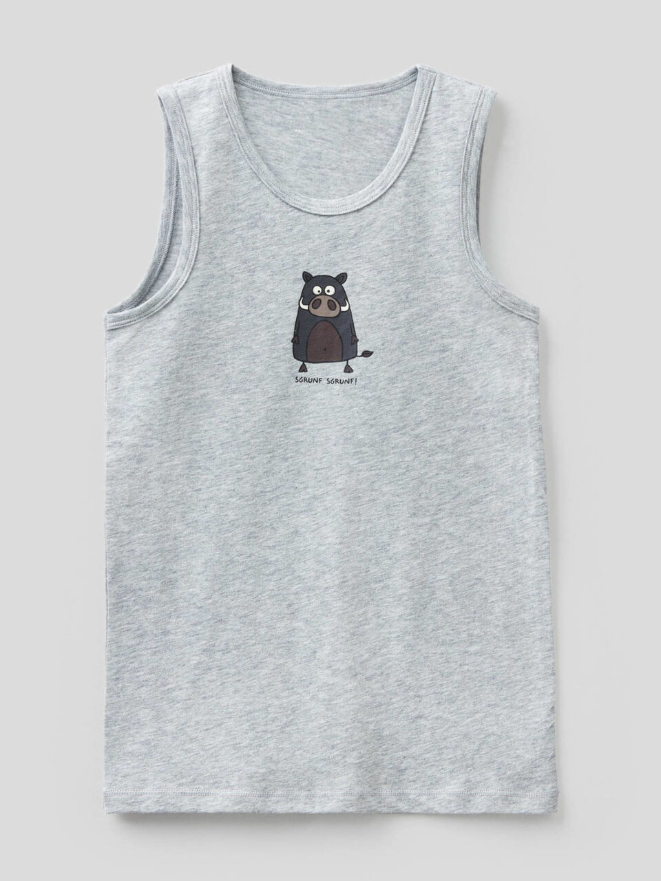 Tank top with animal print image number 1