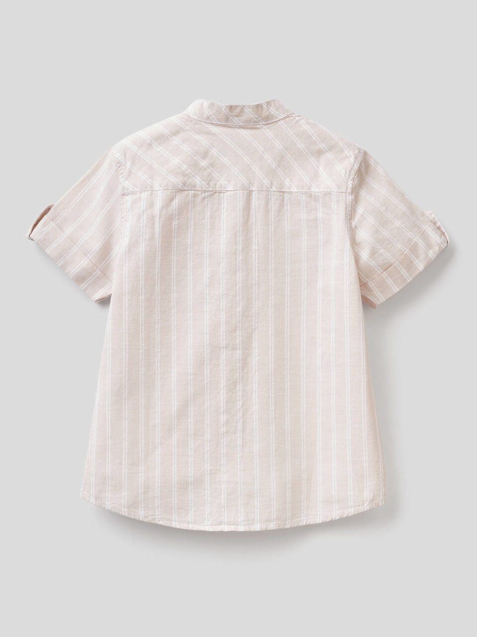 Striped shirt with short sleeves image number 2