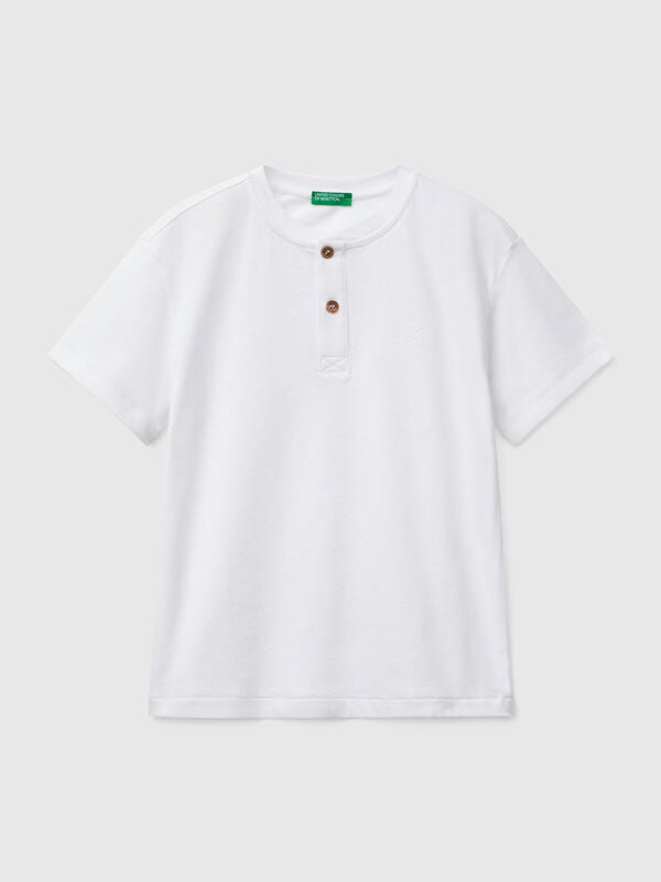 T-shirt with henley neck Junior Boy