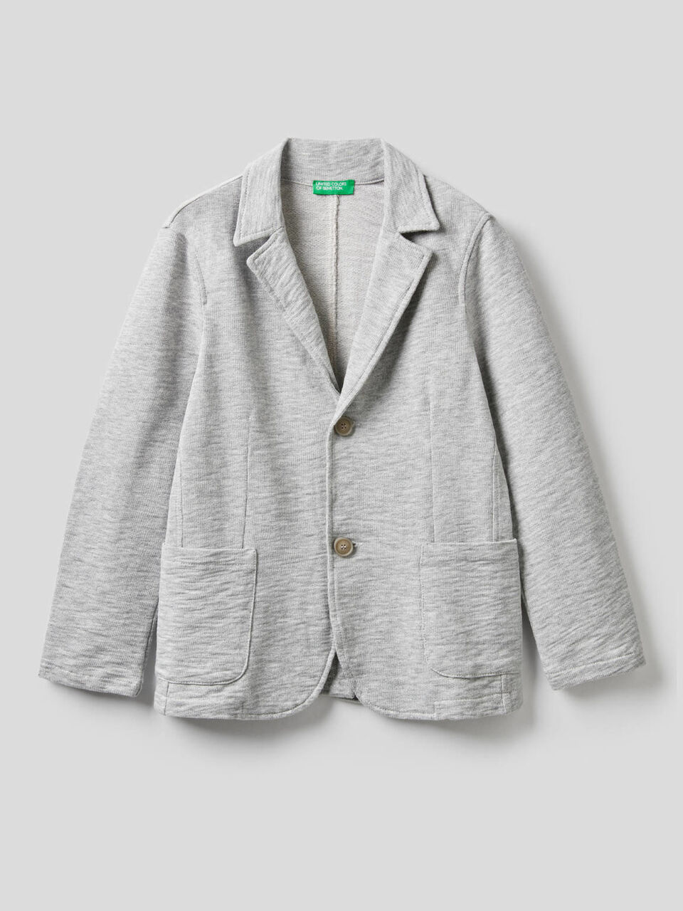 Blazer in pure sweat cotton image number 1