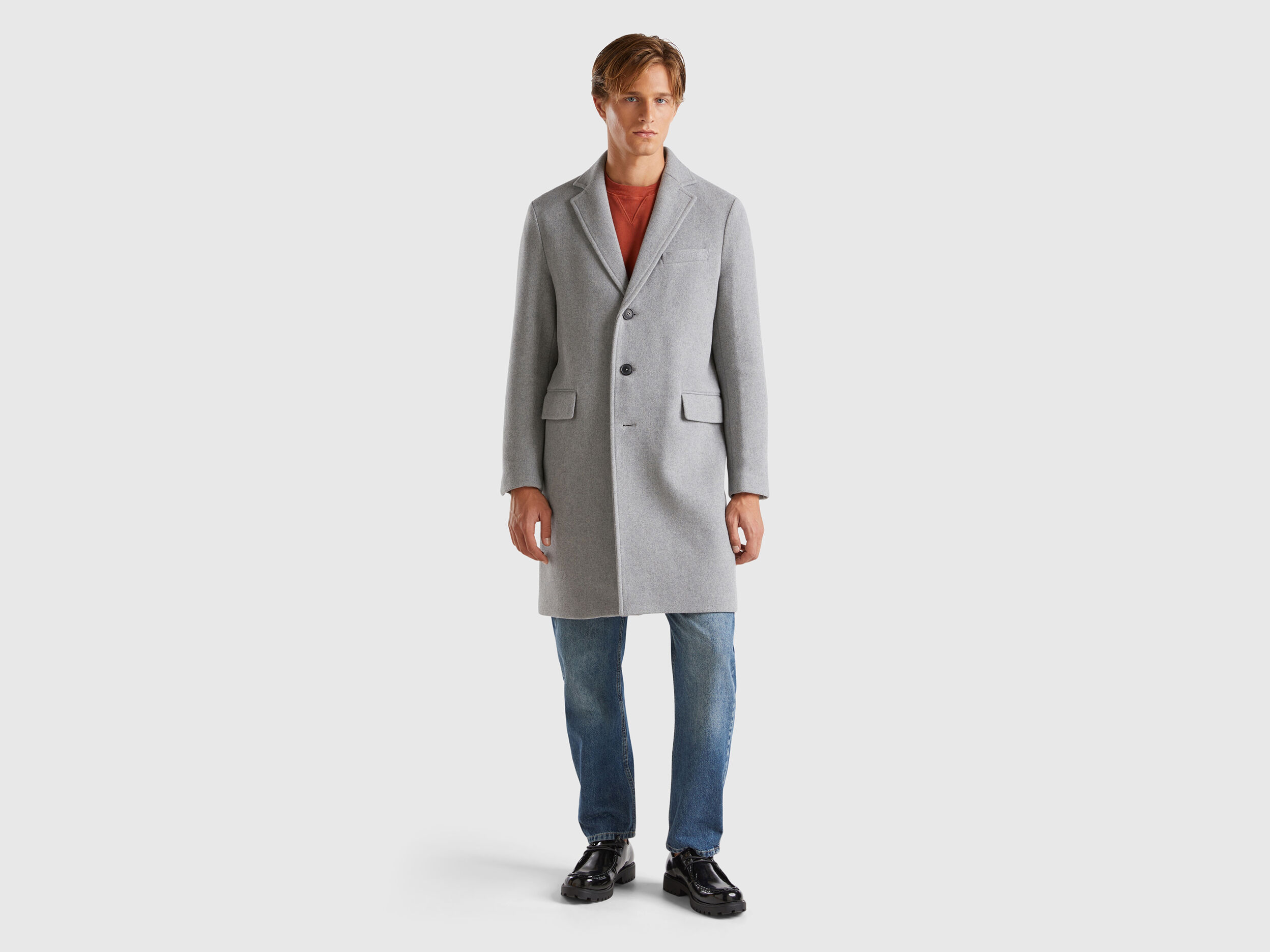 Men s Long Coats New Collection 2024 Benetton