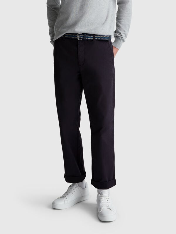Straight fit chinos Men