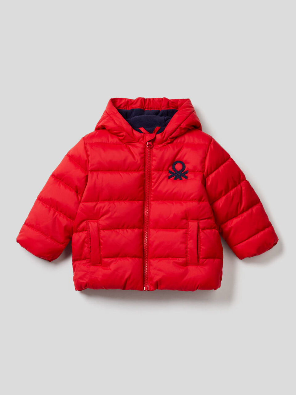 Yarn dyed jacket with hood image number 1