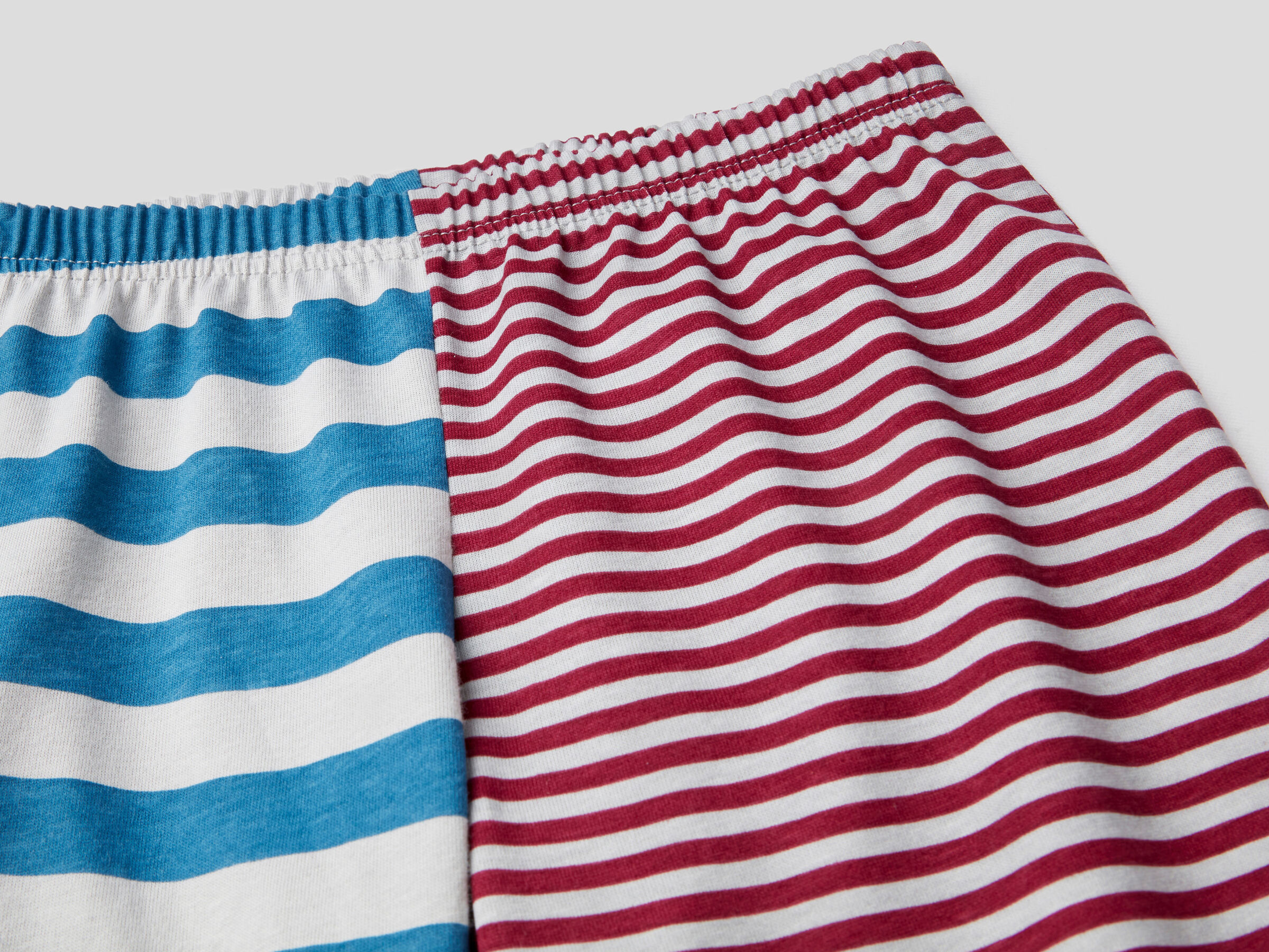 Striped 100% cotton pyjamas image number 2