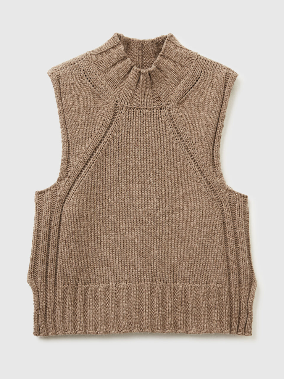SLEEVELESS SWEATER Women image number 1