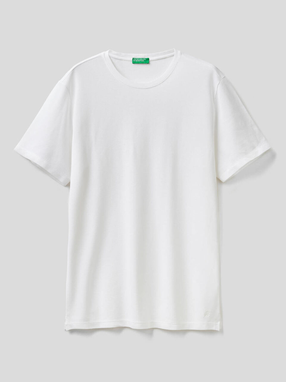T-shirt in organic cotton pique image number 1