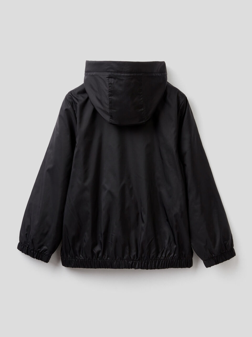 Jacket with zipper and hood image number 2