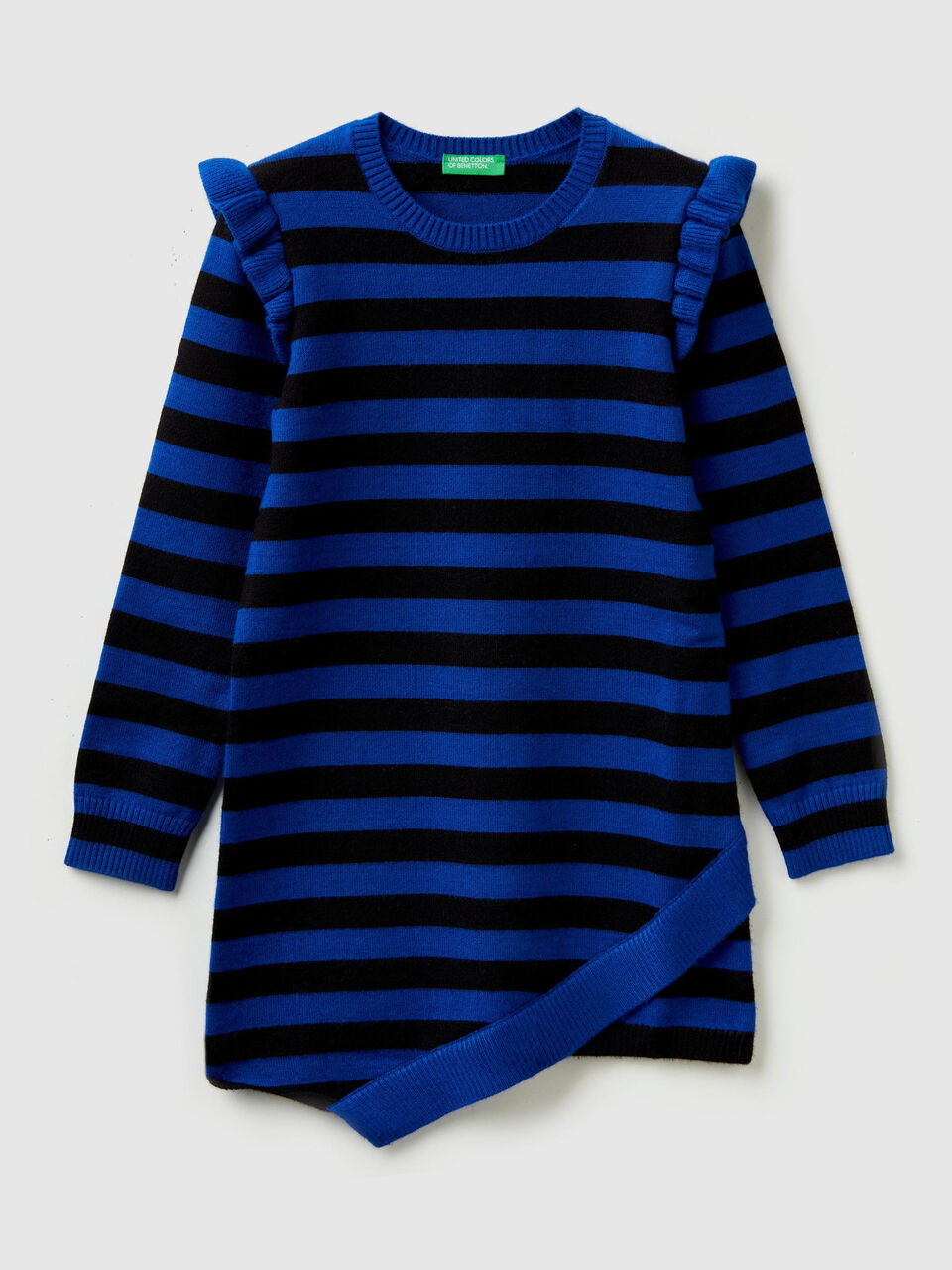 Striped knit dress image number 1