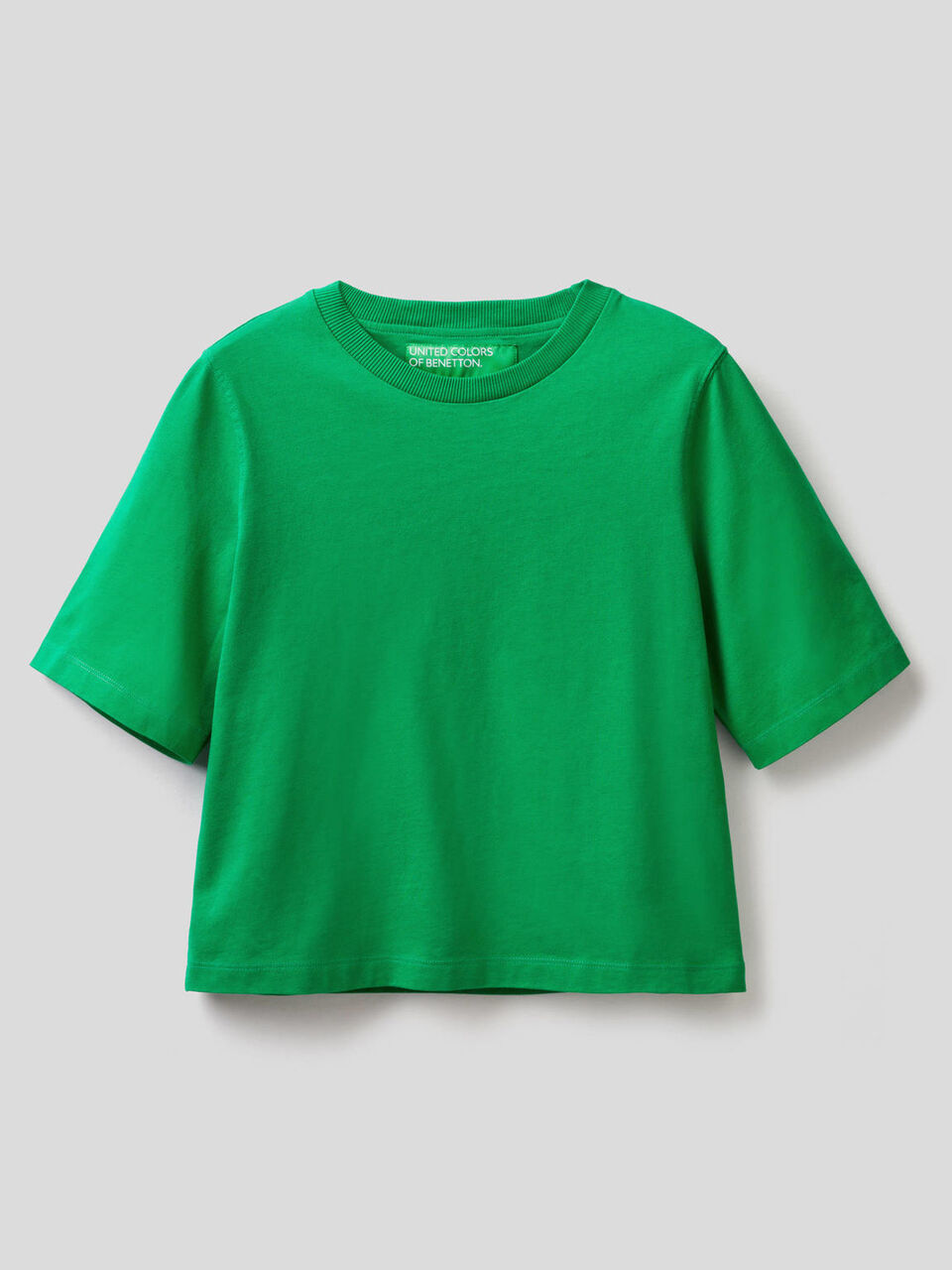 100% cotton boxy fit t-shirt image number 1