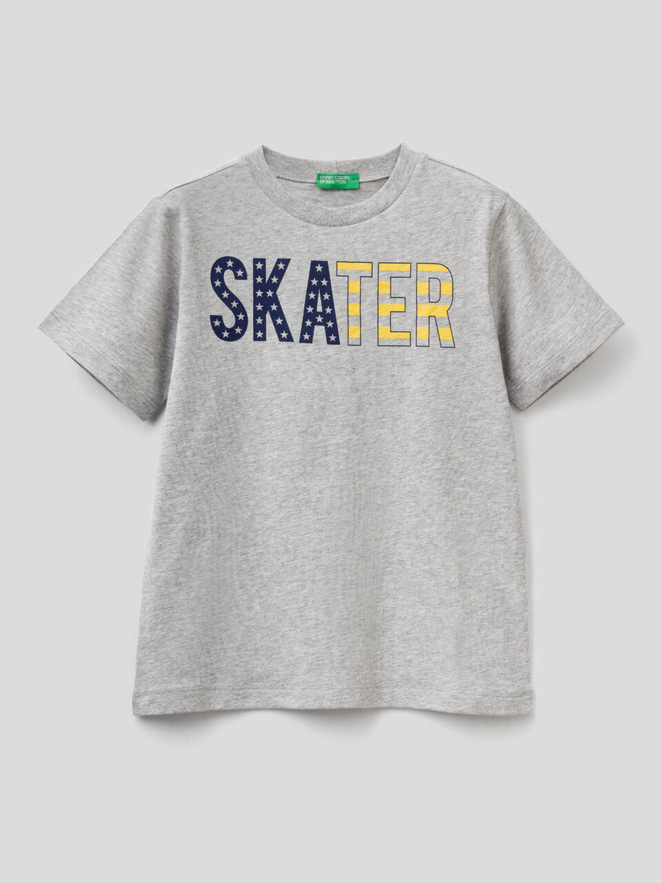 Pure cotton t-shirt with print image number 1