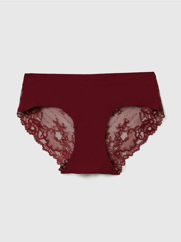 Stretch underwear with lace Women