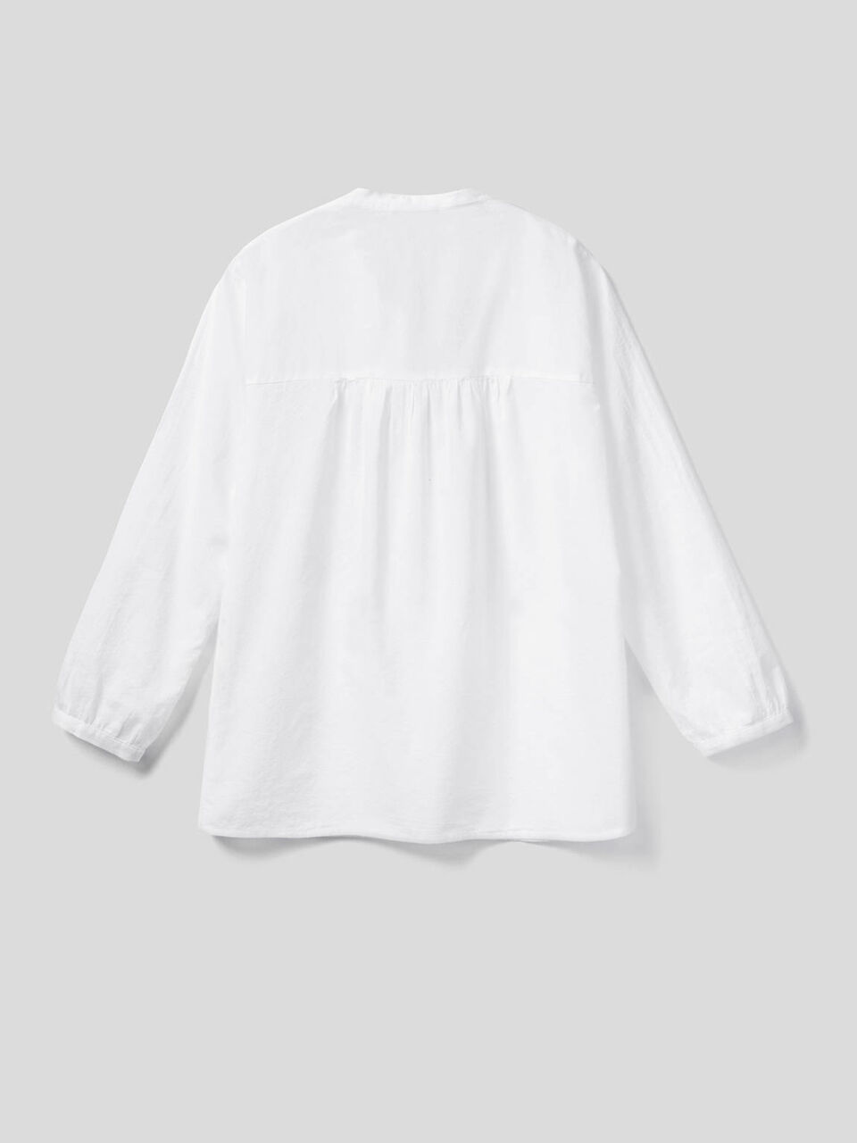 Long sleeve blouse in 100% cotton image number 2
