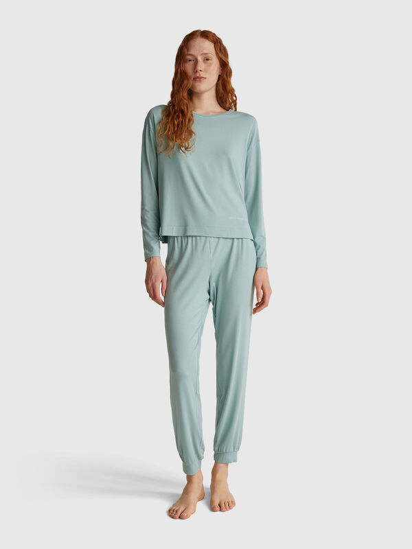 Trousers in stretch Modal Women