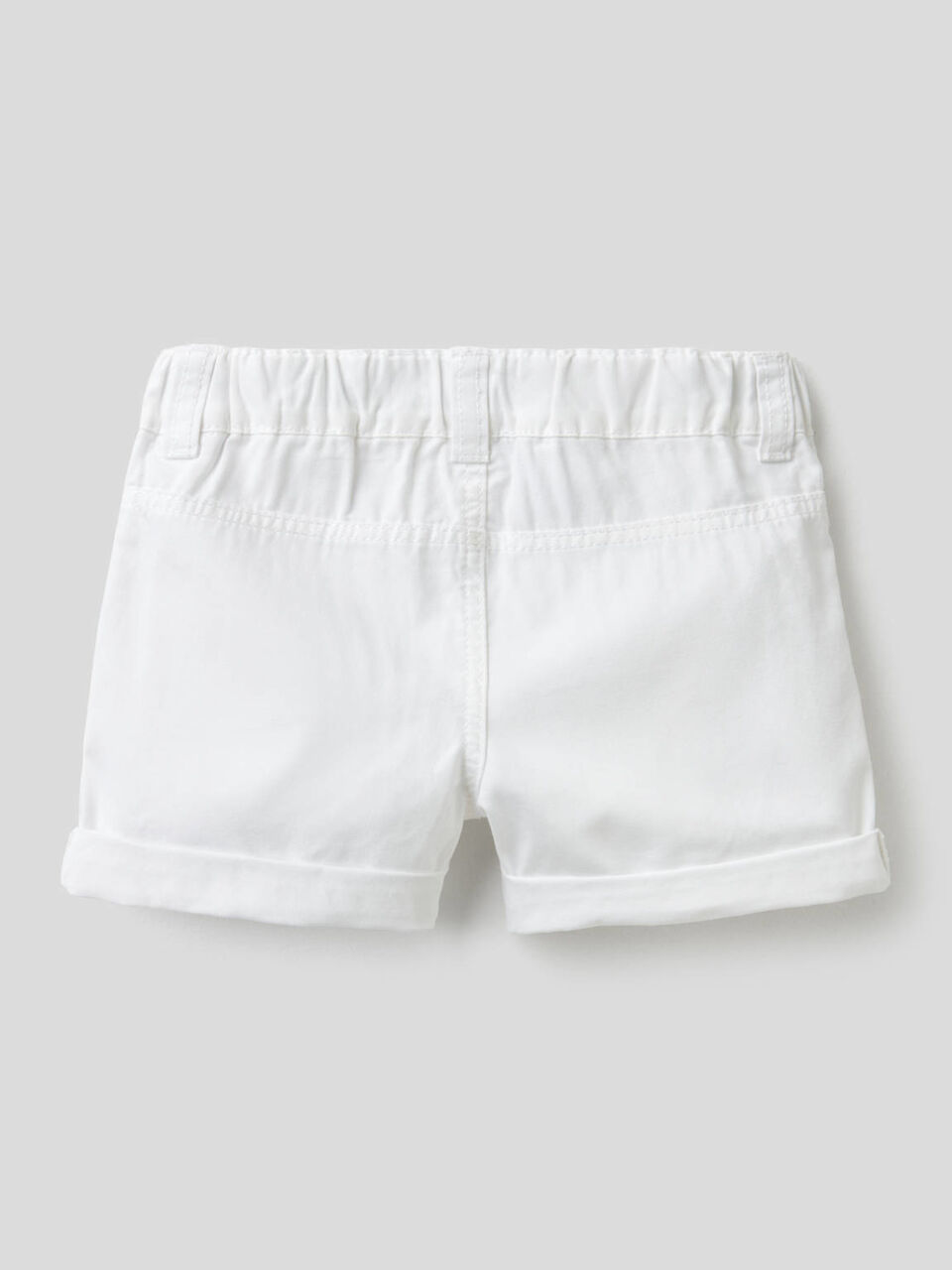 Bermudas in pure cotton canvas image number 2