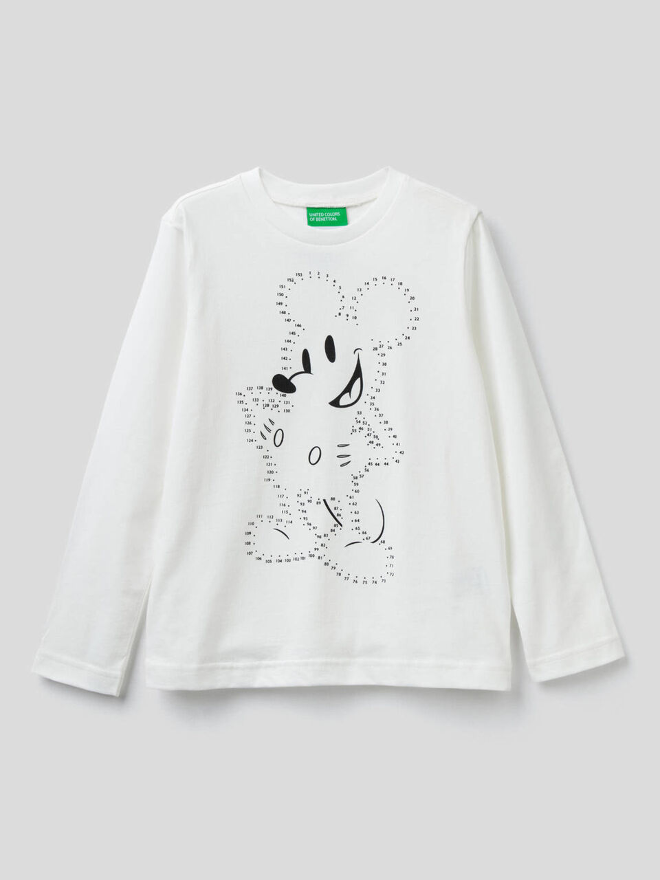 Long sleeve t-shirt with Mickey Mouse print image number 1