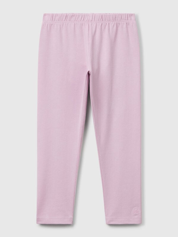 Stretch cotton leggings Junior Girl