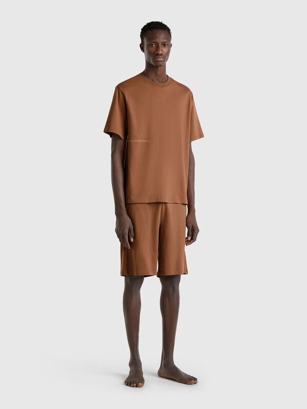 Shorts with logoed elastic Men
