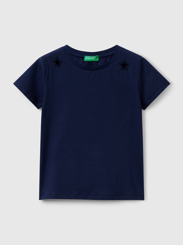 Cut out motif t-shirt Junior Girl