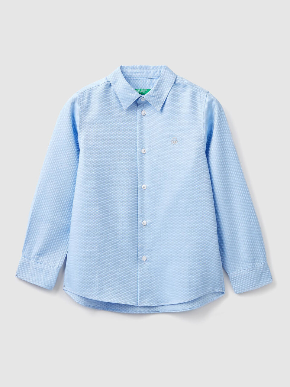Shirt in pure cotton image number 1