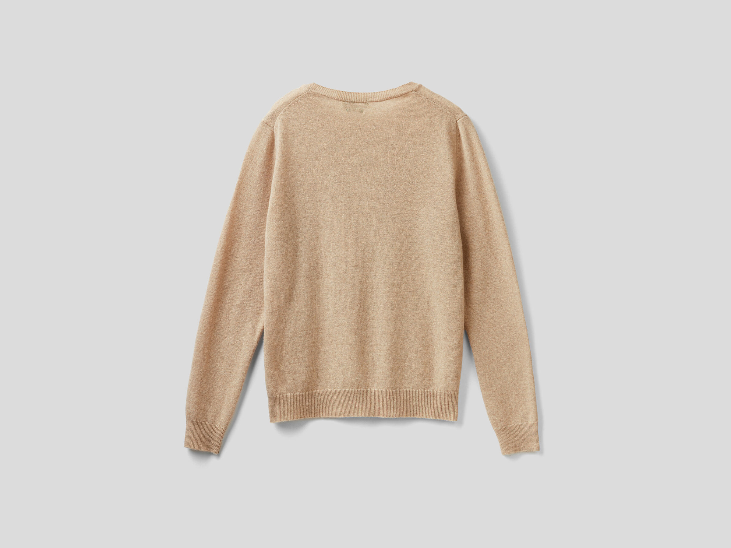 Crew neck sweater in pure virgin wool image number 6