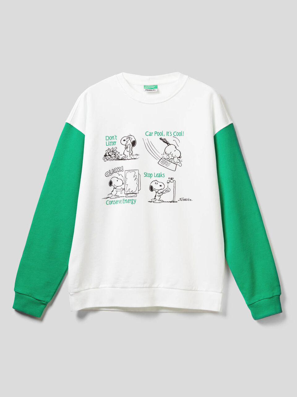 Peanuts sweatshirt in 100% organic cotton image number 1