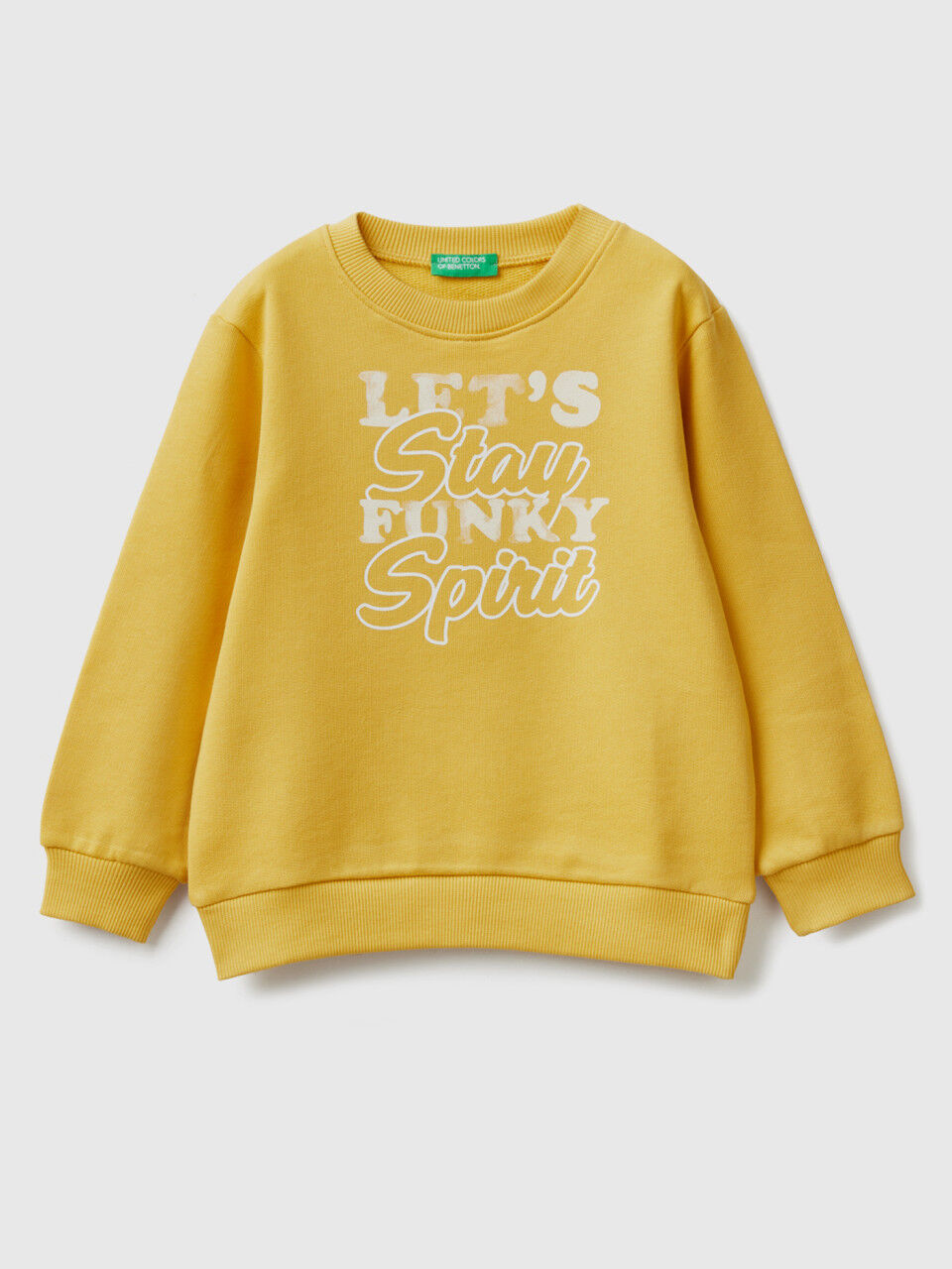 Crew neck sweatshirt with print