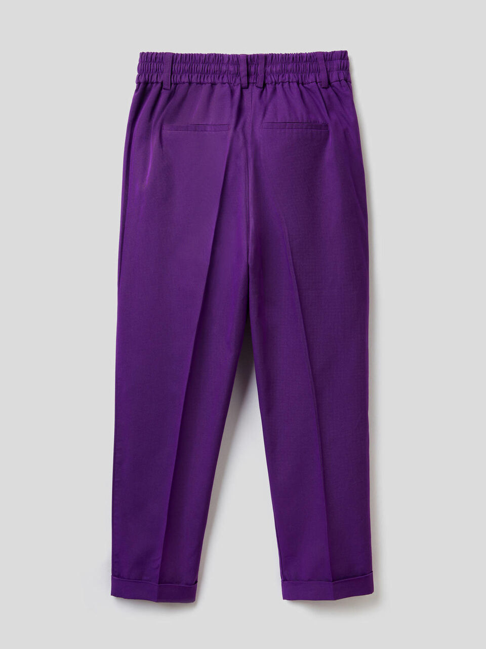 Cotton trousers with drawstring image number 2