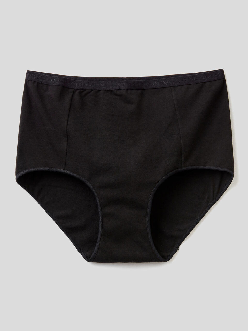 High-rise underwear in stretch cotton image number 1
